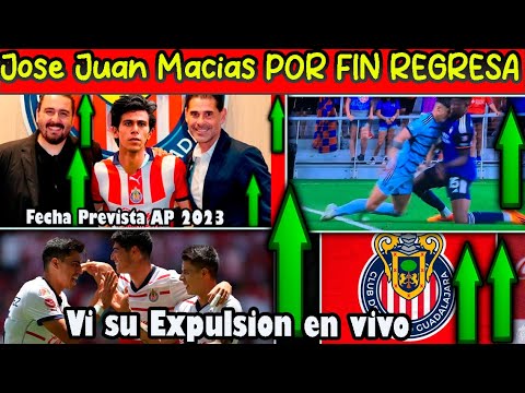 Jose Juan Macias por Fin REGRESA! Lo que Necesita Chivas para AVANZAR en la Leagues CUP! Pulido