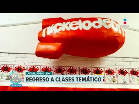 El profe chido decora salón de clases con temática de Nickelodeon | Noticias con Francisco Zea