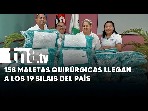 Reforzando la atención: MINSA entrega 158 maletas quirúrgicas a 19 SILAIS del país