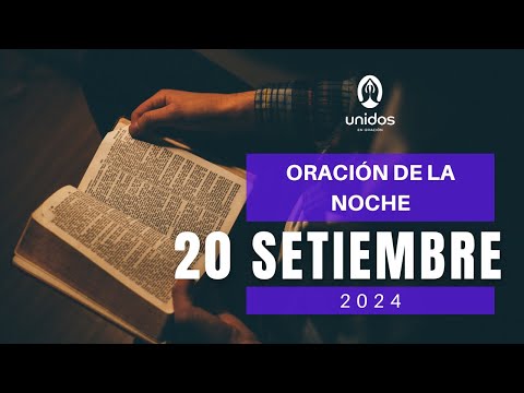 Oración de la noche para el 20 de septiembre del 2024