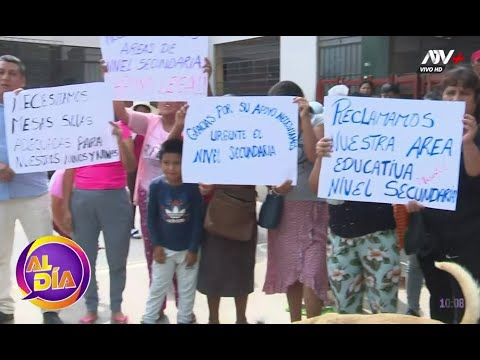 Huaycán: Colegio no está apto para recibir a escolares