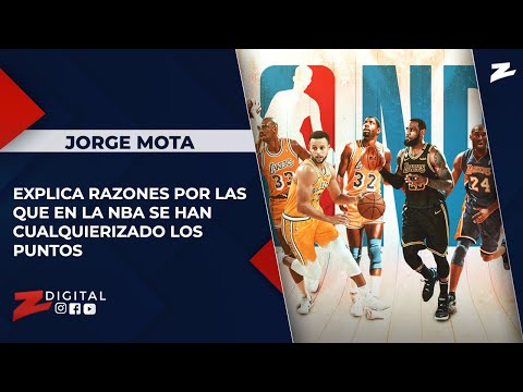Jorge Mota explica razones por las que en la NBA se han cualquierizado los puntos