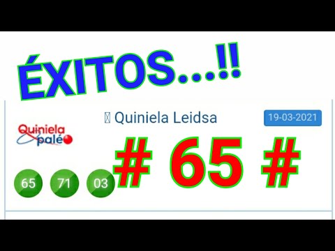 RESULTADOS de HOY....!! # 65 # BINGO loteria LEIDSA HOY / LOS NÚMEROS QUE MÁS SALEN EN LAS LOTERÍAS