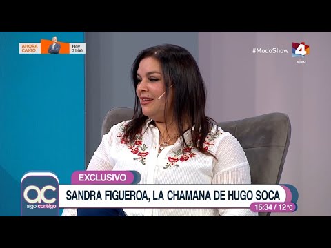 Algo Contigo - Sandra Figueroa, la chamana de Hugo Soca, fue sorprendida por él al aire