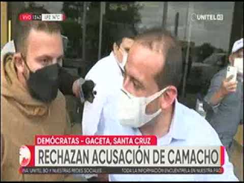 20032022 DEMOCRATAS RECHAZAN ACUSACION DE CAMACHO UNITEL