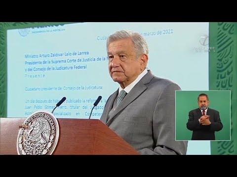 Presidente López Obrador exige a la SCJN investigar a juez que bloqueo su reforma energética.