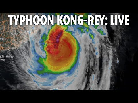 LIVE: Typhoon Kong-rey set to make landfall as Taiwan braces for biggest storm in 30 years