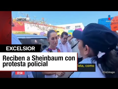Policías de Campeche piden ayuda a Sheinbaum: Acusan a Layda Sansores