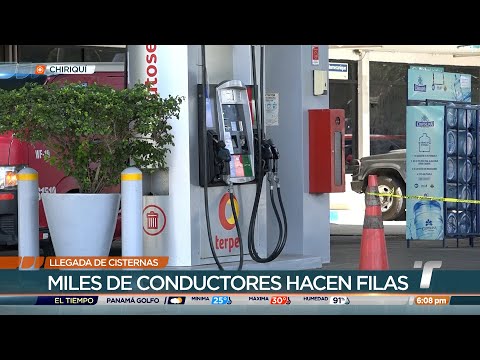 Apertura de calles en Chiriquí permitió abastecimiento de combustible