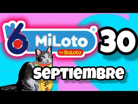 Resultado MILOTO Lunes 30 de Septiembre de 2024