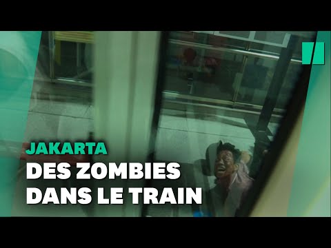 Un train  zombie  pour lutter contre le trafic monstre de Jakarta