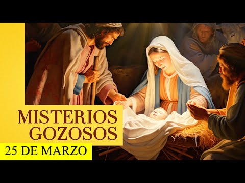 SANTO ROSARIO  | LUNES 25 DE MARZO | MISTERIOS GOZOSOS | ROSARIO DE PODER