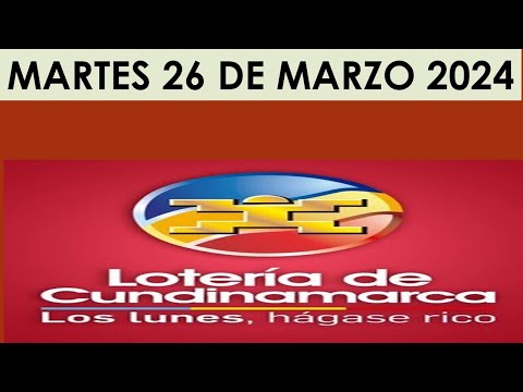 LOTERIA DE CUNDINAMARCA HOY MARTES 26 DE MARZO 2024 [RESULTADO PREMIO MAYOR] #loteriadecundinamarca