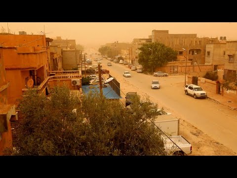 Libye: une forte tempête de sable s'abat sur Benghazi | AFP Images