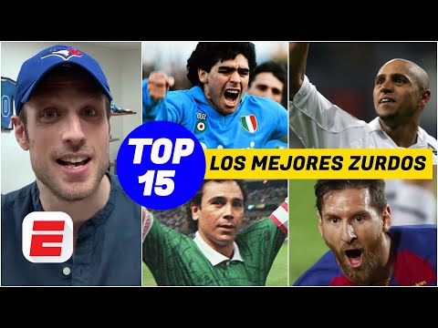 TOP 15 MEJORES ZURDOS históricos. TOP 11 en la actualidad. Maradona, Messi, Hugo, Vela | Cal y Arena
