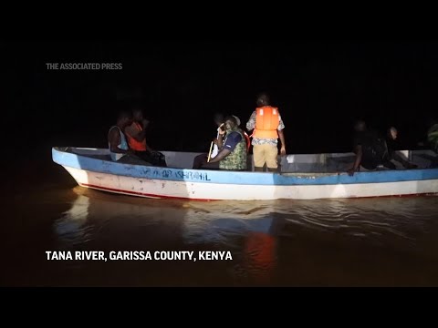 Kenya floods: dozens of people missing after boat capsizes