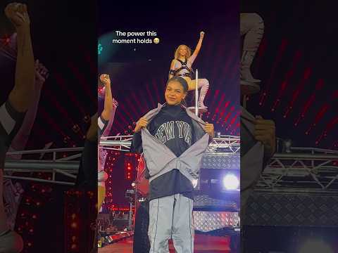 Beyoncé as Blue Ivy reveals New York on Renaissance Tour ￼Metlife stage 🥹💞