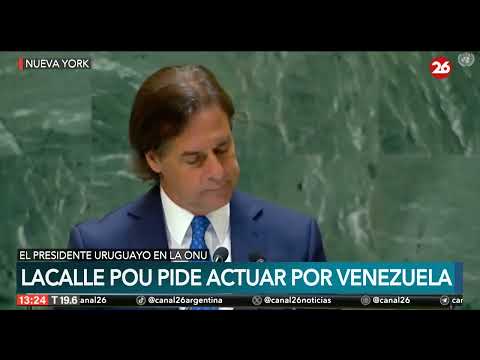 Lacalle Pou pide a la ONU centrarse en Venezuela