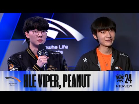 HLE Viper, Peanut 인터뷰 | 10.10 | 2024 월드 챔피언십