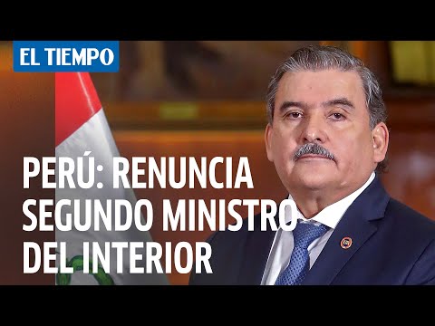 Nuevo presidente peruano enfrenta renuncia de segundo ministro del Interior