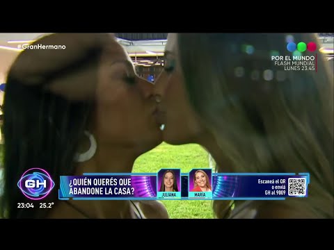 Julieta y Daniela a los besos en Gran Hermano 2022 - Telefe 27/11/2022