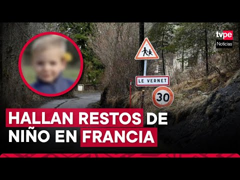 Francia: encuentran restos de un niño desaparecido en julio