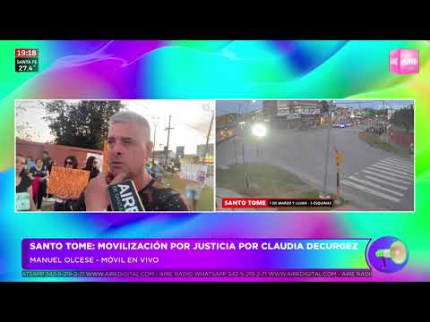 Amigos, familiares y vecinos de Santo Tomé marcharon para pedir justicia por Claudia Decurgez