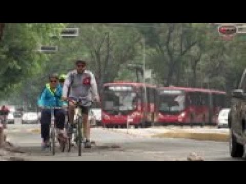 Bikes emerge as a post-lockdown transport option in Mexico City