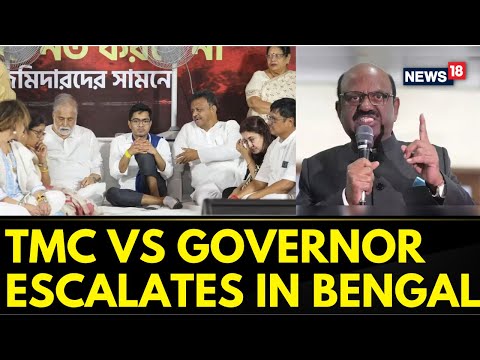 TMC Under Abhishek Banerjee Continues Protest Outside West Bengal Governor's Office | English News
