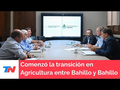 Comenzó la transición en Agricultura tras un encuentro entre Juan José Bahillo y Fernando Vilella