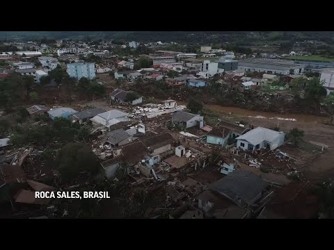 Inundaciones en Brasil dejan 39 muertos y 2.300 personas sin hogar