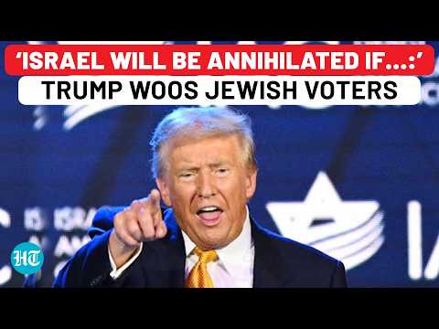 Trump Warns Jews, Says ‘Not Just Attacks, Israel Faces Total Annihilation If…’ | US Elections