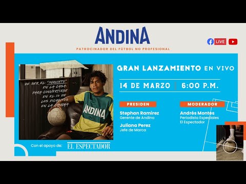 En vivo: Andina, patrocinador del fútbol no profesional | El Espectador