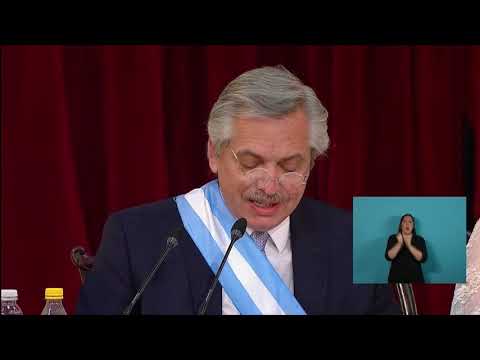 El discurso completo de Alberto Fernández en la asunción como presidente