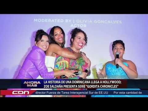 La historia de una dominicana llega a Hollywood; Zoe Saldaña presenta serie Gordita Chronicles