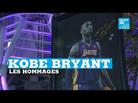 Les hommages à Kobe Bryant, légende des Los Angeles Lakers