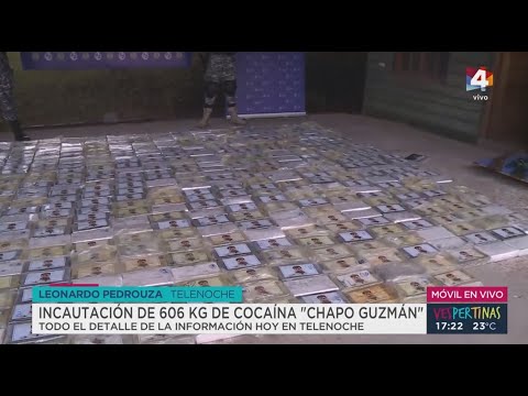 Vespertinas - Paquetes con droga incautada estaban marcados “como los del Chapo Guzmán”