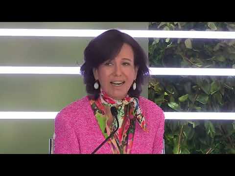 Ana Botín, en la presentación de resultados de Santander