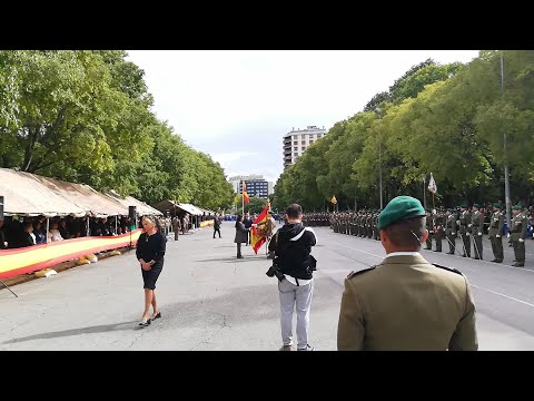 Acto de jura de bandera para personal civil en Pamplona