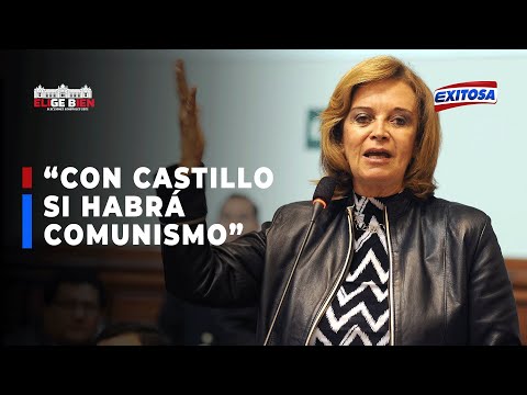 ??Luisa María Cuculiza: “Con Pedro Castillo no habrá terrorismo, pero sí comunismo”