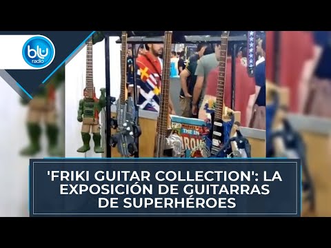 'Friki Guitar Collection': la exposición de guitarras de superhéroes