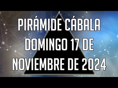 ? Pirámide Cábala para el Domingo 17 de Noviembre de 2024 - Lotería de Panamá