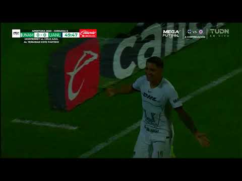 Gol de Gabriel Fernández | Pumas 1-0 Tigres | Liga BBVA MX - Apertura 2023 - Jornada 6