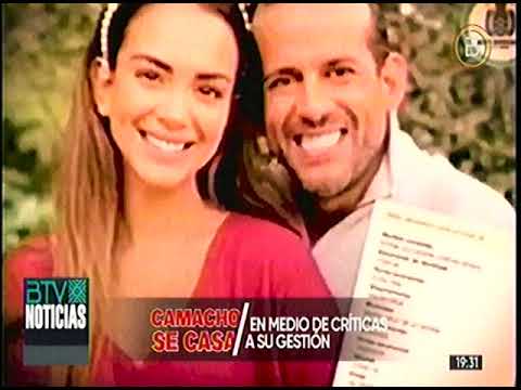 18052022   LUIS FERNANDO CAMACHO SE CASA EN MEDIO DE CRITICAS A SU GESTION   BOLIVIA TV