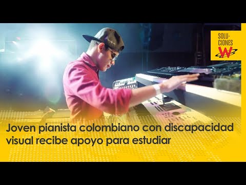 Joven pianista colombiano con discapacidad visual recibe apoyo para estudiar en Berklee