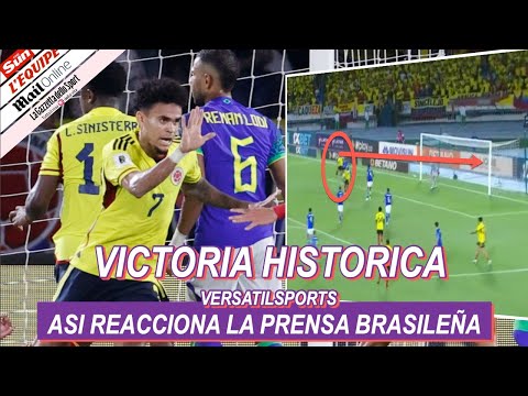 ASI REACCIONA PRENSA BRASILEN?A a VICTORIA de COLOMBIA vs BRASIL