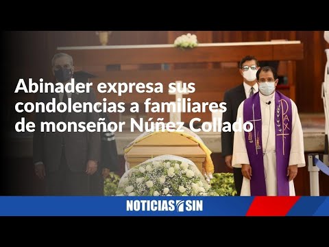 Abinader asiste a honras fúnebres de monseñor Núñez Collado