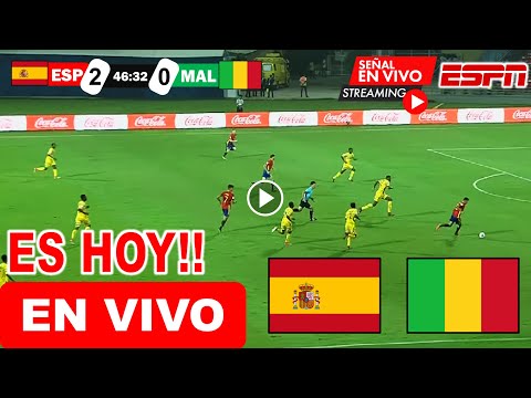 España vs. Malí en vivo, donde ver, a que hora juega españa vs. mali fase de grupos mundial sub 17