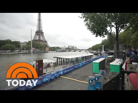 Olympic fans prepare to line up along Seine for Parade of Nations