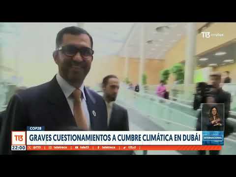 Graves cuestionamientos a cumbre climática en Dubai